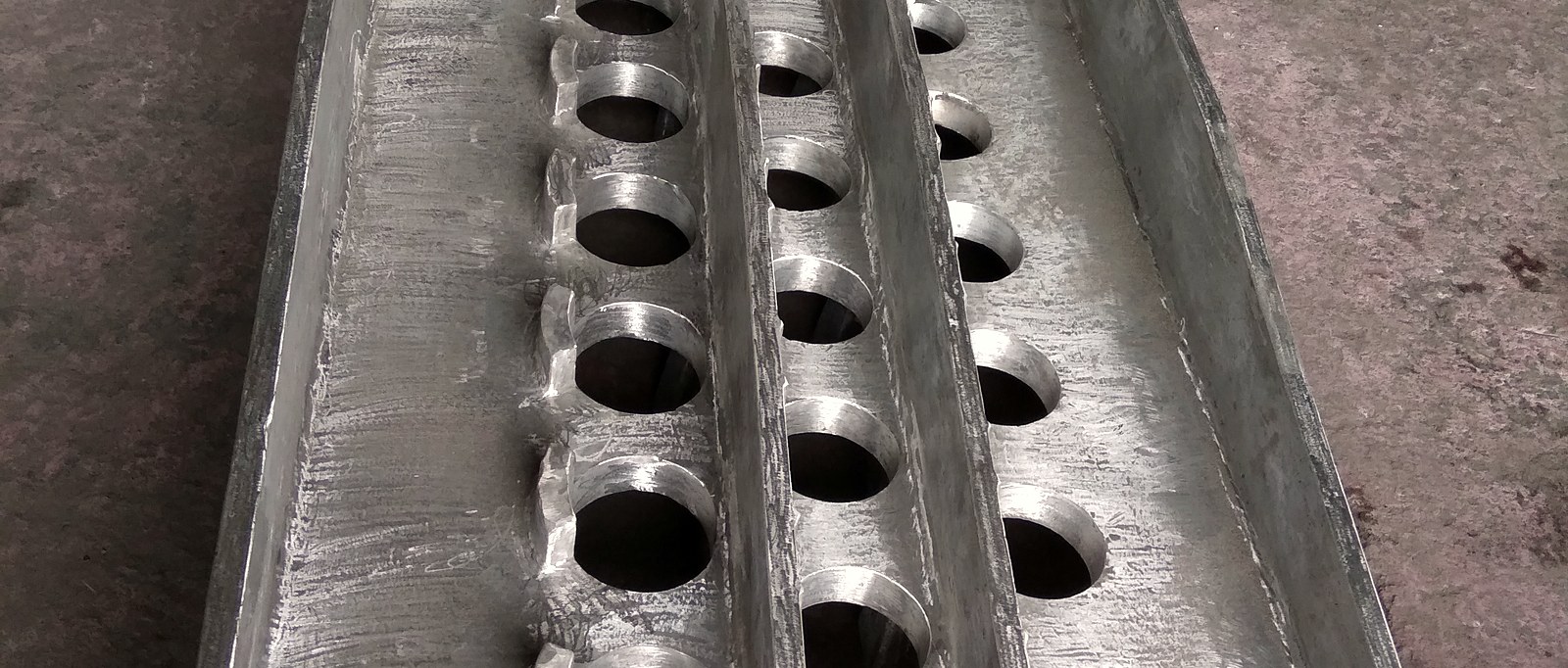 A cast reformer tube support in HP-Nb, bored and finished, at the Ni-Chrome works, Visakhapatnam